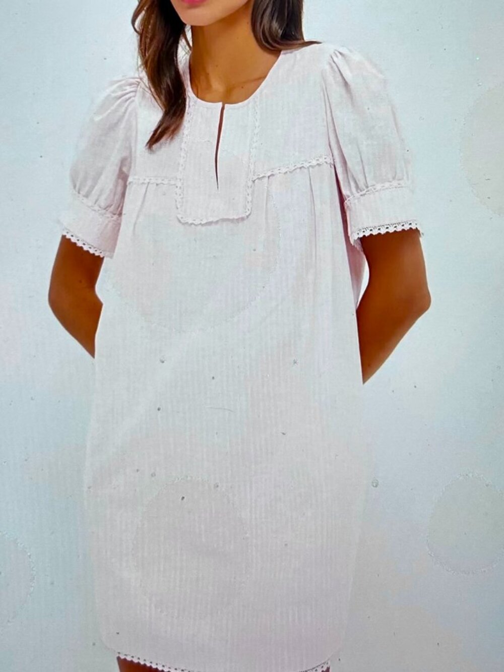 Tuckernuck Light Pink Stripe Dress Size L